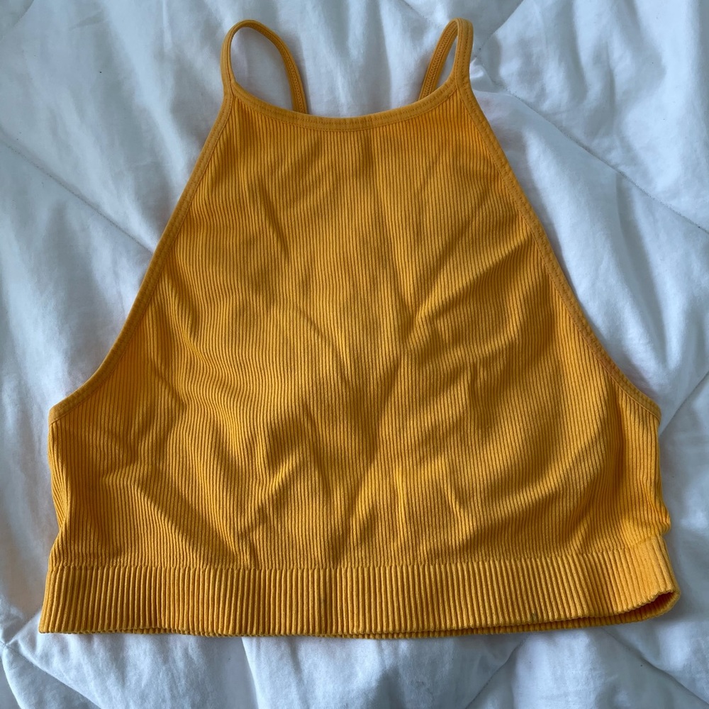 HALTER YELLOW TOP